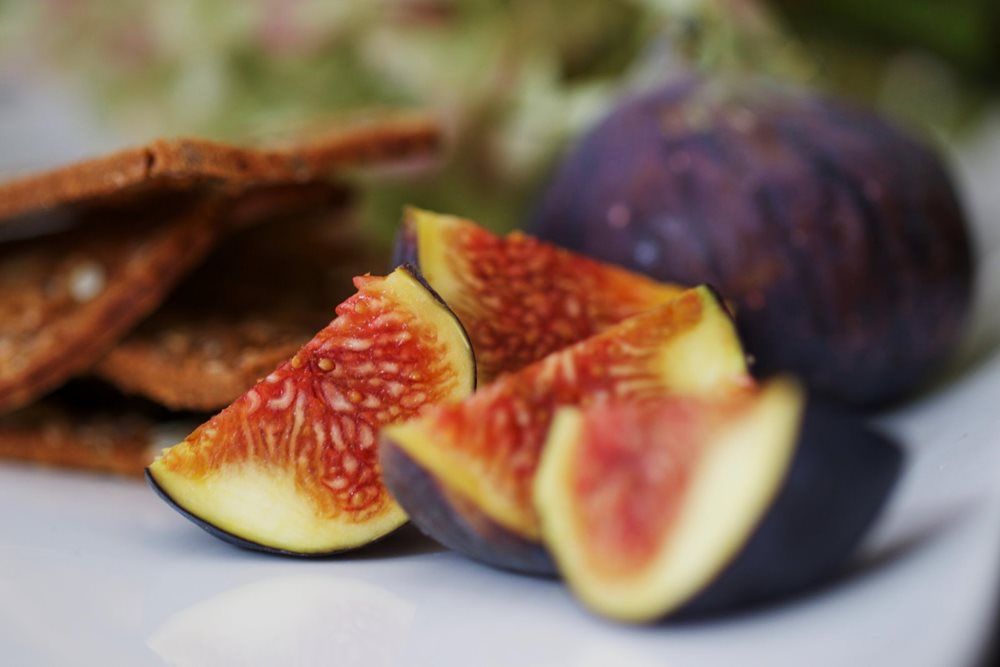 Figs cut up into parts.